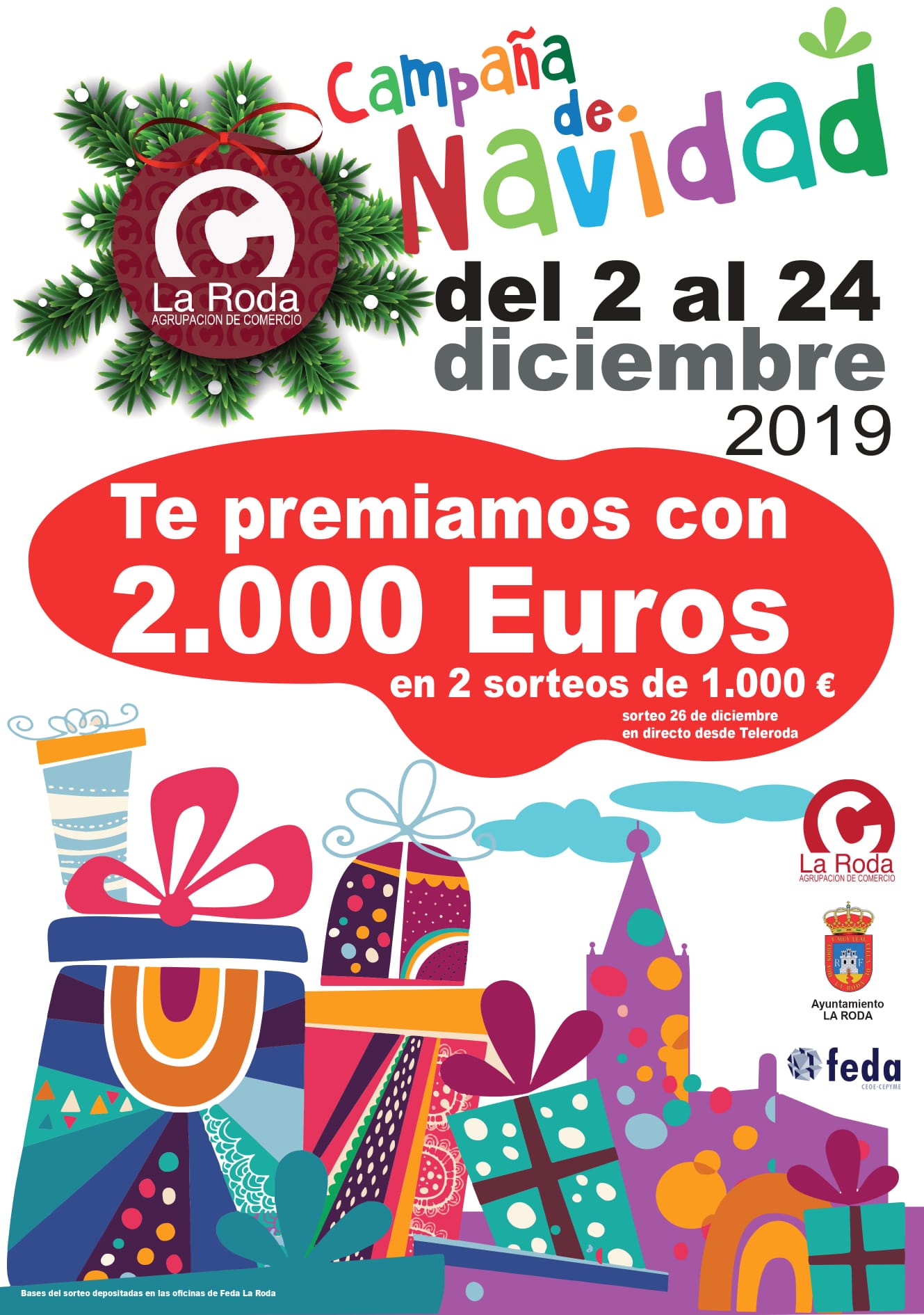 2.000€ en premios en la campaña de Navidad del comercio de La Roda
