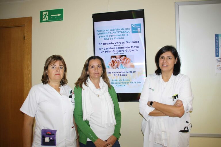 Una nueva consulta para asesorar y para ayudar a dejar de fumar en el Hospital de Cuenca