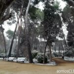 La nieve "viste" de blanco los rincones de Albacete capital