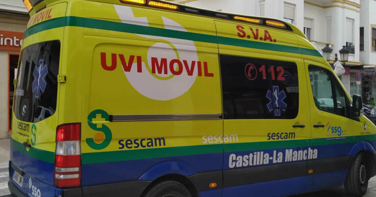 Herido un trabajador tras caer desde una elevadora en una nave en construcción en Almagro
