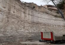 Comienza la reparación de la CM-3201 en Alcalá del Júcar afectada por el último temporal