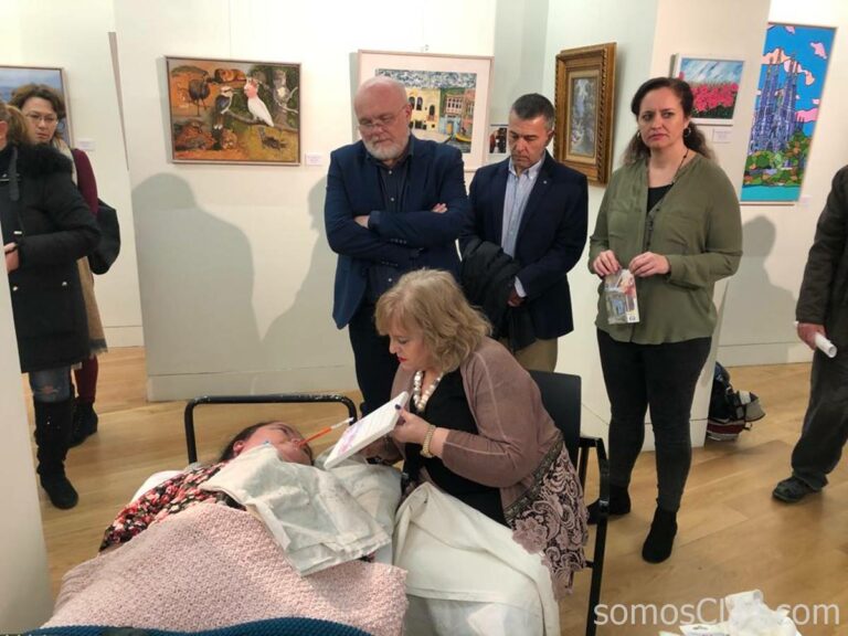 La Casa Perona de Albacete acoge la exposición de Pintores con la Boca y con el Pie