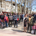 “Vivas, libres y unidas por la igualdad” lema en la concentración por la igualdad entre hombres y mujeres en Argamasilla de Alba