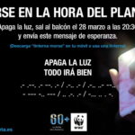 Valdepeñas invita a celebrar ‘La Hora del Planeta’ este sábado desde los balcones