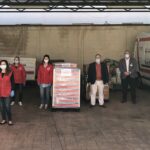 Cruz Roja Puertollano recibe una donación de alimentos básicos por parte de Mercadona