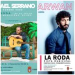 Marwan e Ismael Serrano actuarán en La Roda durante este verano