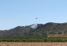 Controlado el fuego en Agramón, que desciende a nivel 0, aunque siguen trabajando 21 medios y 92 personas