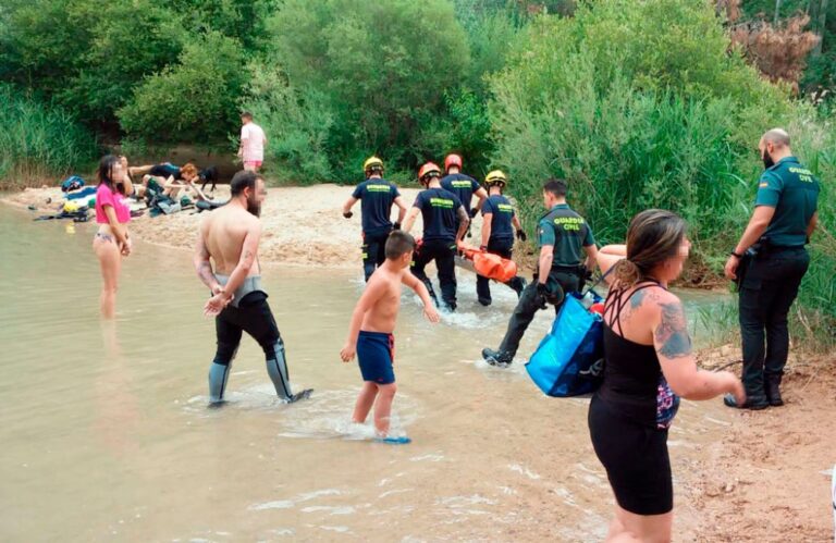 Prohíben el baño en las Chorreras del Cabriel tras detectar contaminación biológica