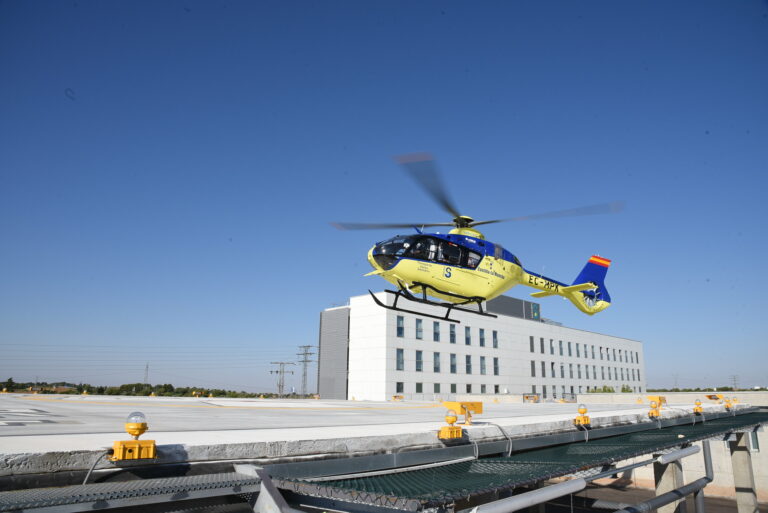 Tarancón ya cuenta con un nuevo helipuerto sanitario, que podrá funcionar de noche