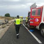 Seis personas heridas en la colisión múltiple de la A-3 en Tébar