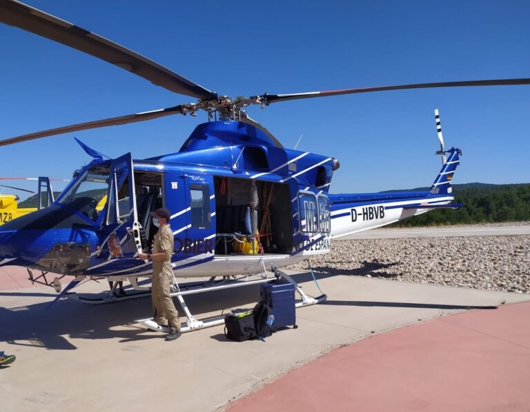 Regresa a la BRIF el helicóptero robado y hallado en Fuente Ovejuna