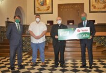 Fundación Eurocaja Rural dona a Cáritas Diocesana 11.000 euros como beneficiaria de la Carrera Virtual Solidaria celebrada en Toledo