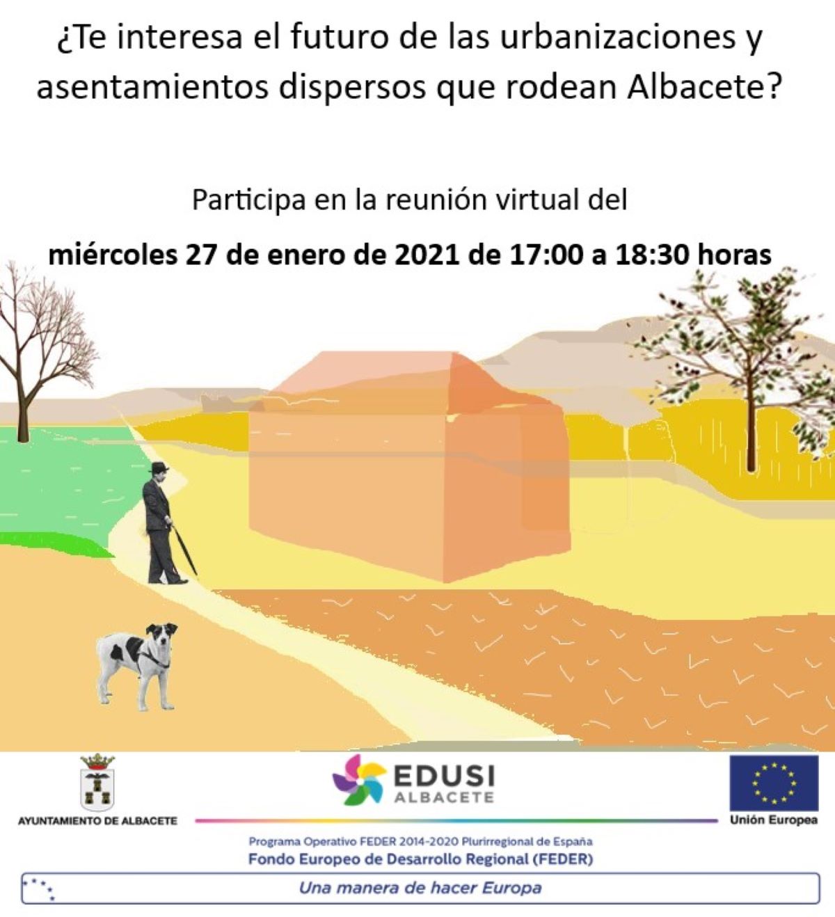 Nuevo estudio para integrar y conectar las urbanizaciones dispersas con el casco urbano de Albacete
