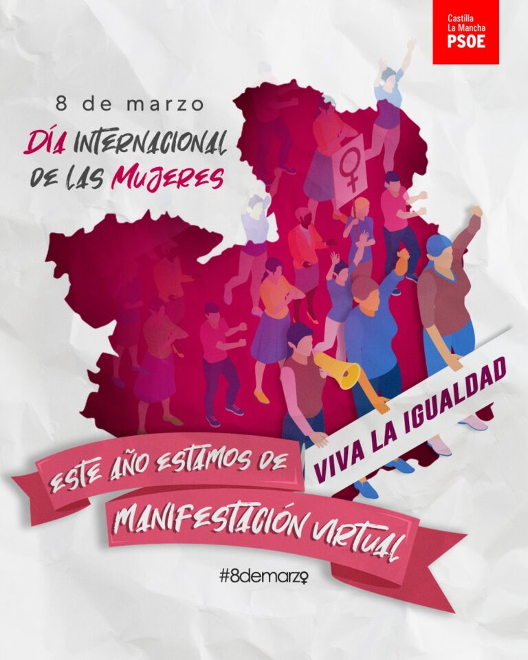 El PSOE de C-LM lanza una campaña virtual para visibilizar su «compromiso» con la igualdad y el feminismo