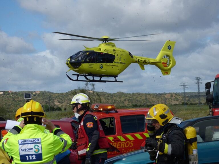 Una fallecida y un herido tras la colisión entre dos vehículos en la N-301 en Mota del Cuervo