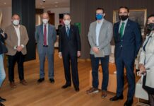 Globalcaja y la UCLM estrechan lazos en la primera visita institucional del rector a la entidad financiera