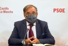 PSOE afea al PP que no apoye a Page en la supresión de la mascarilla al aire libre