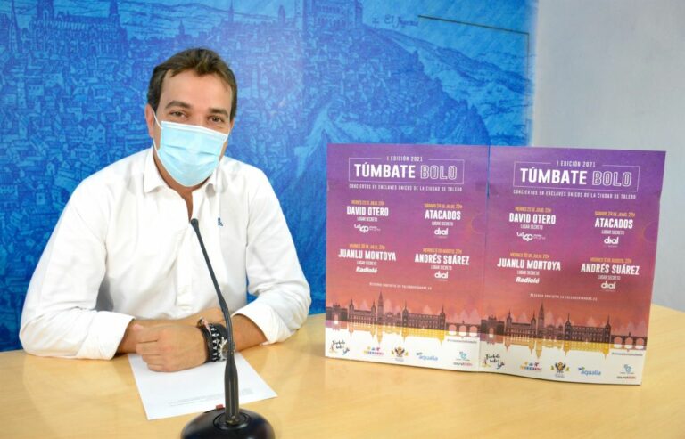 Andrés Suárez, David Otero, Atacados y Juanlu Montoya actuarán gratis en Toledo