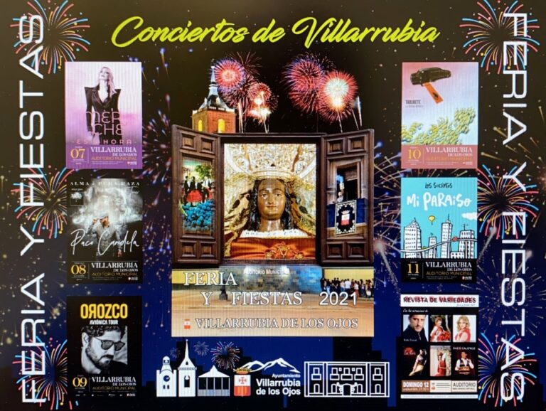 La Feria y Fiestas de septiembre de Villarrubia de los Ojos se llena de todo tipo de artistas
