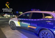 Detenidas dos personas por un delito de desórdenes públicos en Huerta de Valdecarábanos