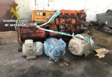 Recuperados 5.000 kilos de material sustraído en explotaciones agrícolas