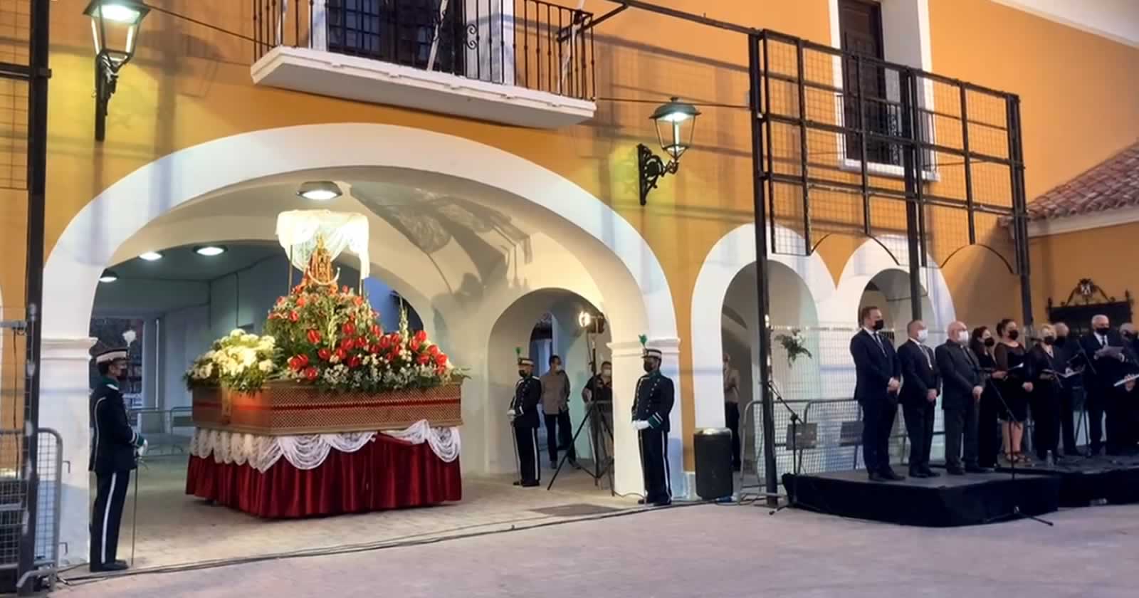 La Virgen de Los Llanos ya preside el Recinto Ferial de Albacete