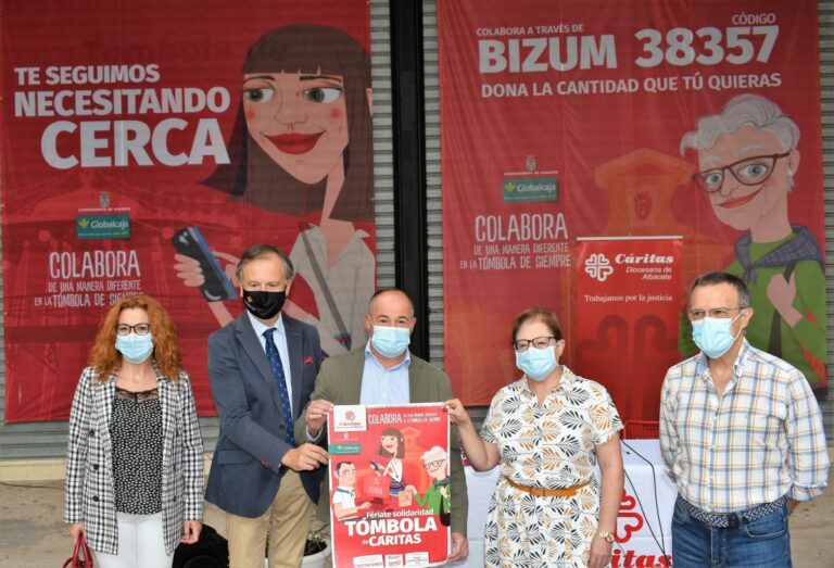 «Fériate Solidaridad», la campaña para readaptar la Tómbola de Cáritas en la «no Feria» de Albacete