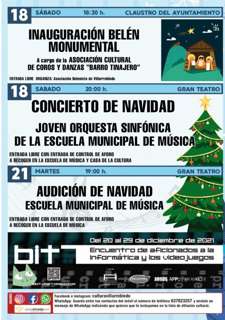 Villarrobledo encenderá sus luces de navidad este miércoles
