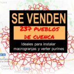 «Se venden 237 pueblos de la provincia de Cuenca», el lema contra las macrogranjas