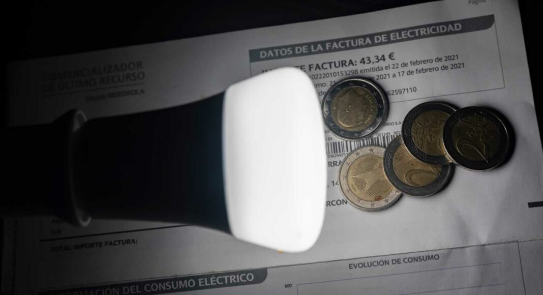 sube la factura de la luz