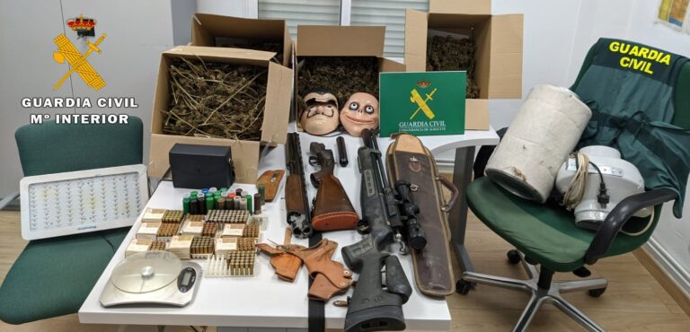 Detenido un vecino de Valdeganga por robo con fuerza, tenencia ilícita de armas y tráfico de drogas Detenido un vecino de Valdeganga por robo con fuerza, tenencia ilícita de armas y tráfico de drogas