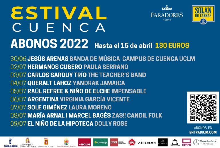 A la venta los abonos de Estival Cuenca, con descuentos hasta el 30 de abril