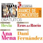 Ana Mena, Dani Fernández, Ecos del Rocío y Hevia actuarán en las fiestas de Illescas