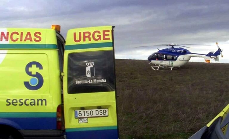 Herido grave un menor de 5 años tras chocar un turismo con un tractor en Villarrubia de los Ojos