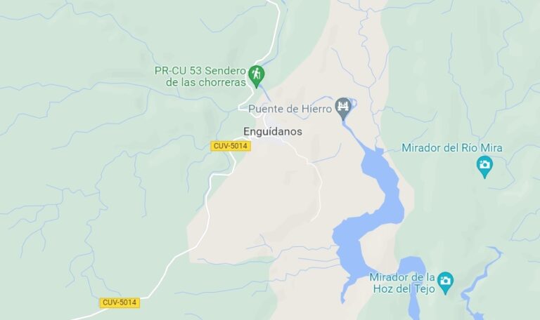 Un joven de 19 años resulta herido tras caerse en las Chorreras del Cabriel en Enguídanos, la quinta esta semana