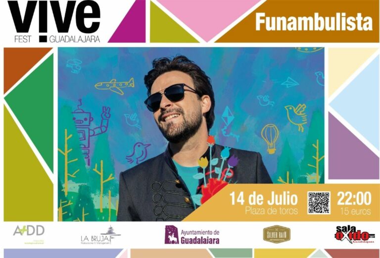 Álvaro de Luna y Funambulista actuarán este jueves en el «Guadalajara VIVE Fest»