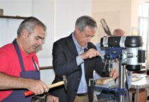 Eurocaja Rural visita APRECU y ASPRONA en la Feria de Albacete