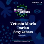 Vetusta Morla, Dorian y Sexy Zebras, primeros confirmados para el Festival de Los Sentidos de La Roda