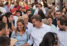 Feijóo en la Feria de Albacete: «Hay pocos lugares en España con tanta amabilidad y tanta gente contenta»