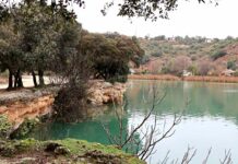 Jesús Calleja sobrevuela esta semana el Parque Natural de las Lagunas de Ruidera