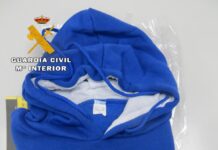 248 sudaderas falsificadas intervenidas a dos vecinos de Tarazona de la Mancha