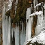 Congelado parcialmente el nacimiento del río Cuervo en Cuenca