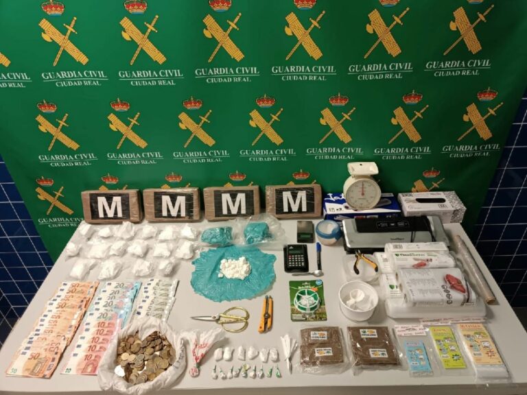 Hallados 6 kg de cocaína escondidos en una vivienda y una bodega en Tomelloso
