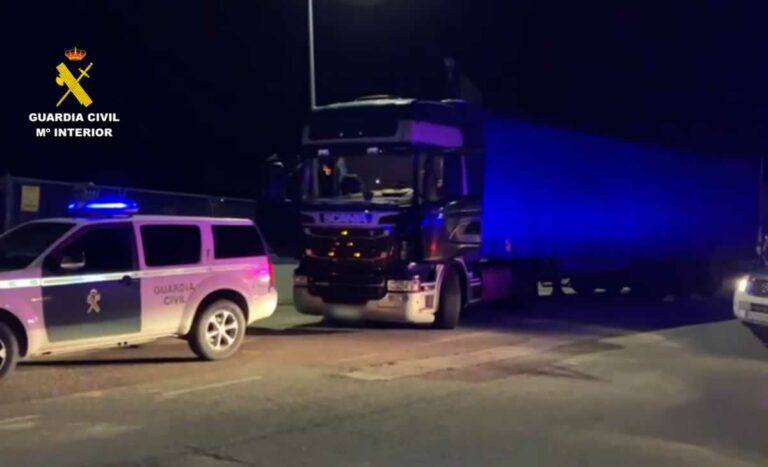 Detenido un camionero a la altura de Torija con media tonelada de hachís