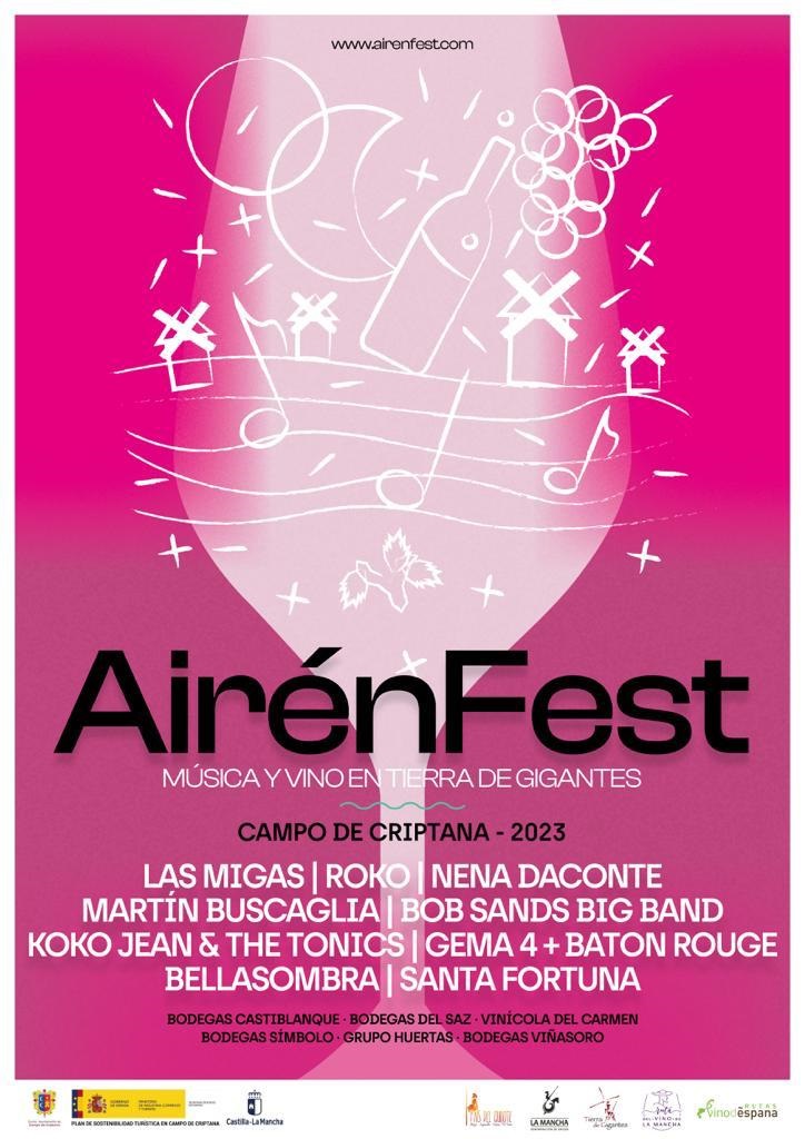 Vuelve el Festival AirénFest a Campo de Criptana del 31 de mayo al 22 de julio