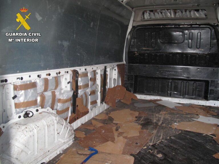 Detenido por la Guardia Civil de Seseña tras esconder casi 40 kg de marihuana en una furgoneta