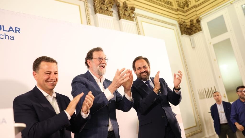 Mariano Rajoy y Paco Nuñez en Albacete