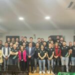 El equipo senior masculino del Club BM Bolaños, recibido en el Ayuntamiento tras su ascenso a división de honor