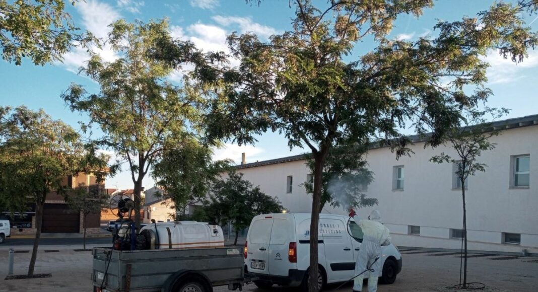 Fumigación en Bolaños de Calatrava