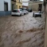 Inundaciones en sótanos y locales de Villarrubia de los Ojos tras las lluvias de este lunes